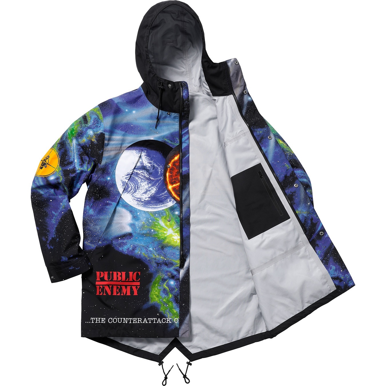 Supreme®/UNDERCOVER/Public Enemy Taped Seam Parka view 3